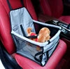 Dog Booster Car Seat – Breathable Oxford with Safety Leash & Storage Pocket