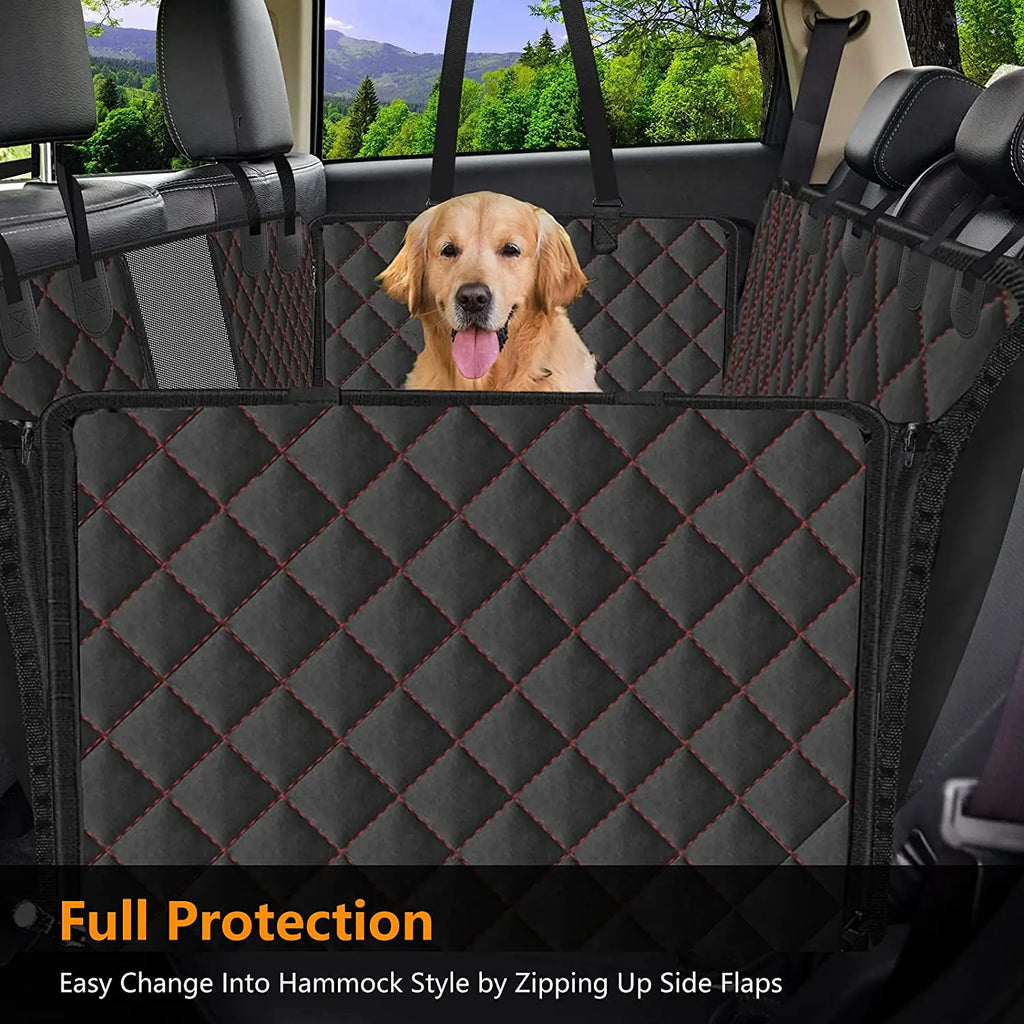Waterproof Dog Car Seat Cover – Washable Pet Seat Mat for Travel