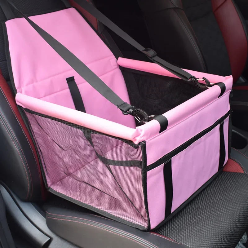 Waterproof Folding Dog Travel Bag – Pet Car Seat Organizer & Mat