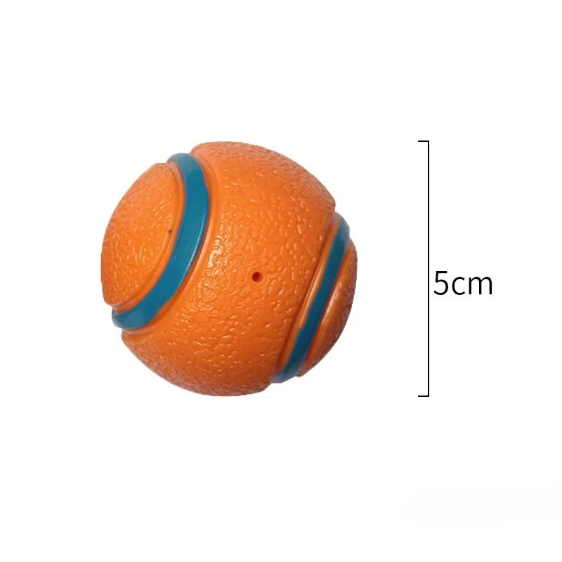 Dog Fetch & Chew Toy Ball – Solid Elastic Rubber for Small, Medium & Large Dogs