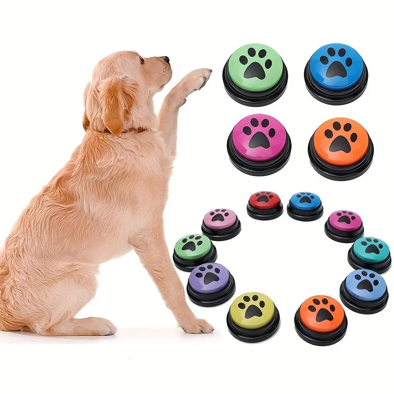 Recordable Pet Talking Button – Voice Training Communication Toy for Dogs & Cats
