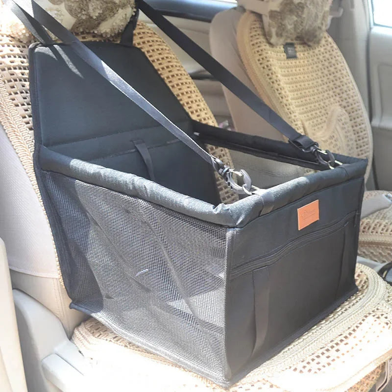Waterproof Folding Dog Travel Bag – Pet Car Seat Organizer & Mat