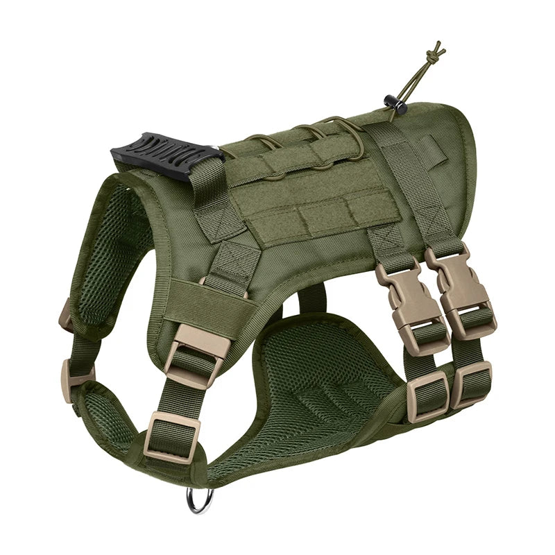 Heavy DutyTactical Leash Set Dog Harness for Large Dog