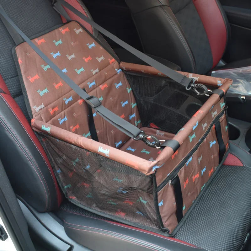 Waterproof Folding Dog Travel Bag – Pet Car Seat Organizer & Mat